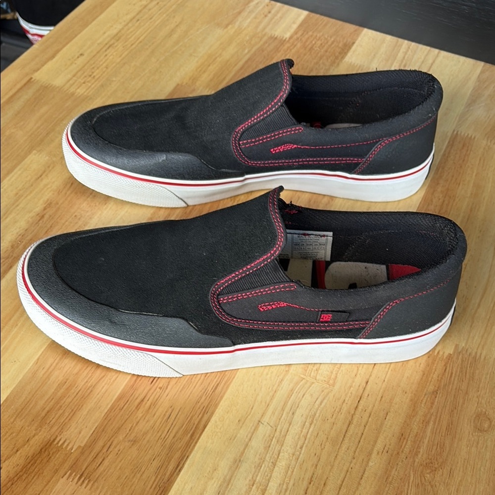 DC Shoes X Baker Trase Black Slip-On Shoes Size 10.5